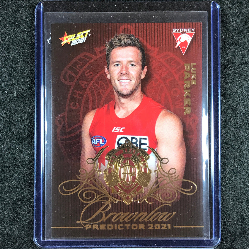 2021 Select AFL Footy Stars LUKE PARKER Brownlow Predictor Gold 14/140