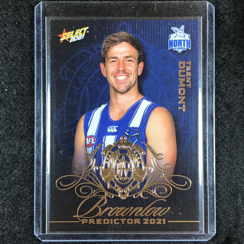 2021 Select AFL Footy Stars TRENT DUMONT Brownlow Predictor Gold 79/140