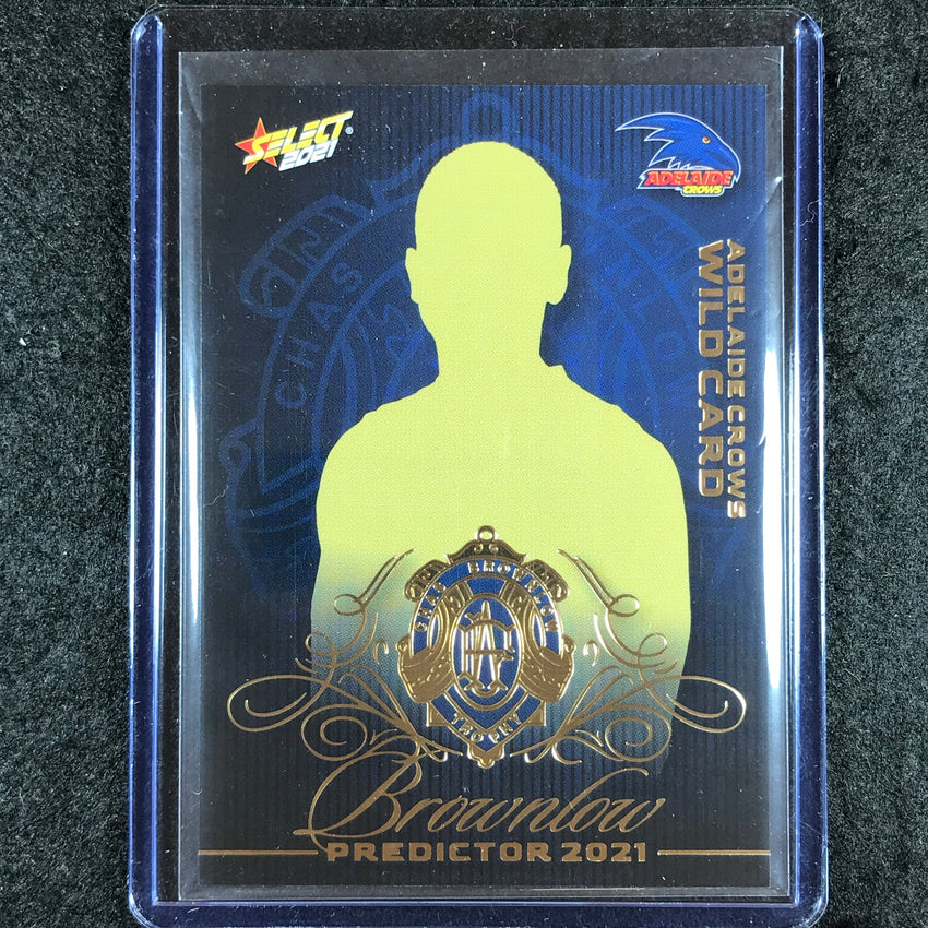 2021 Select AFL Footy Stars ADELAIDE WILDCARD Brownlow Predictor Gold 15/140