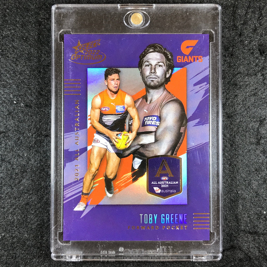 2022 Select AFL Optimum TOBY GREENE 2021 All Australian 117/195