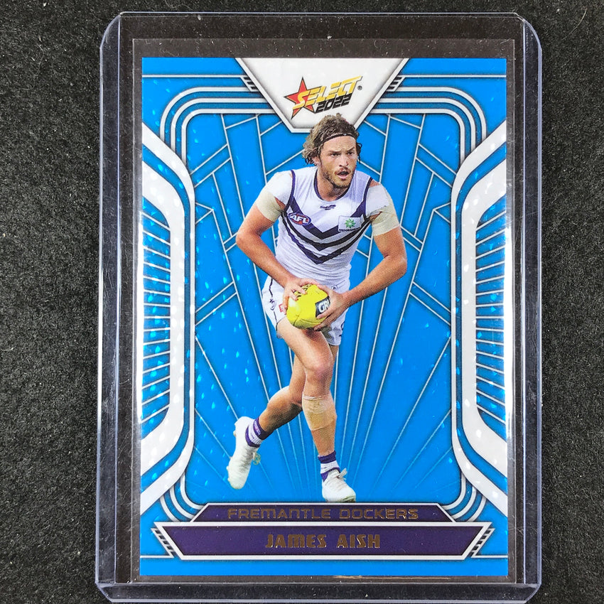 2022 Select AFL Footy Stars JAMES AISH Fractured Arctic Blue 29/190