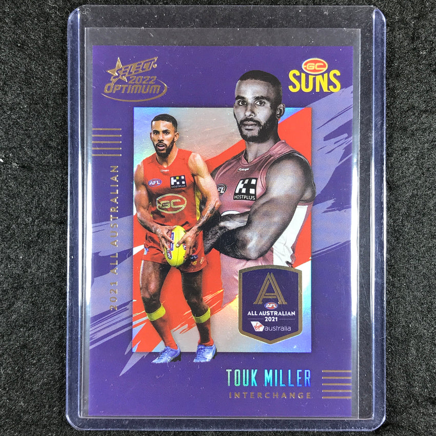 2022 Select AFL Optimum TOUK MILLER 2021 All Australian 116/195