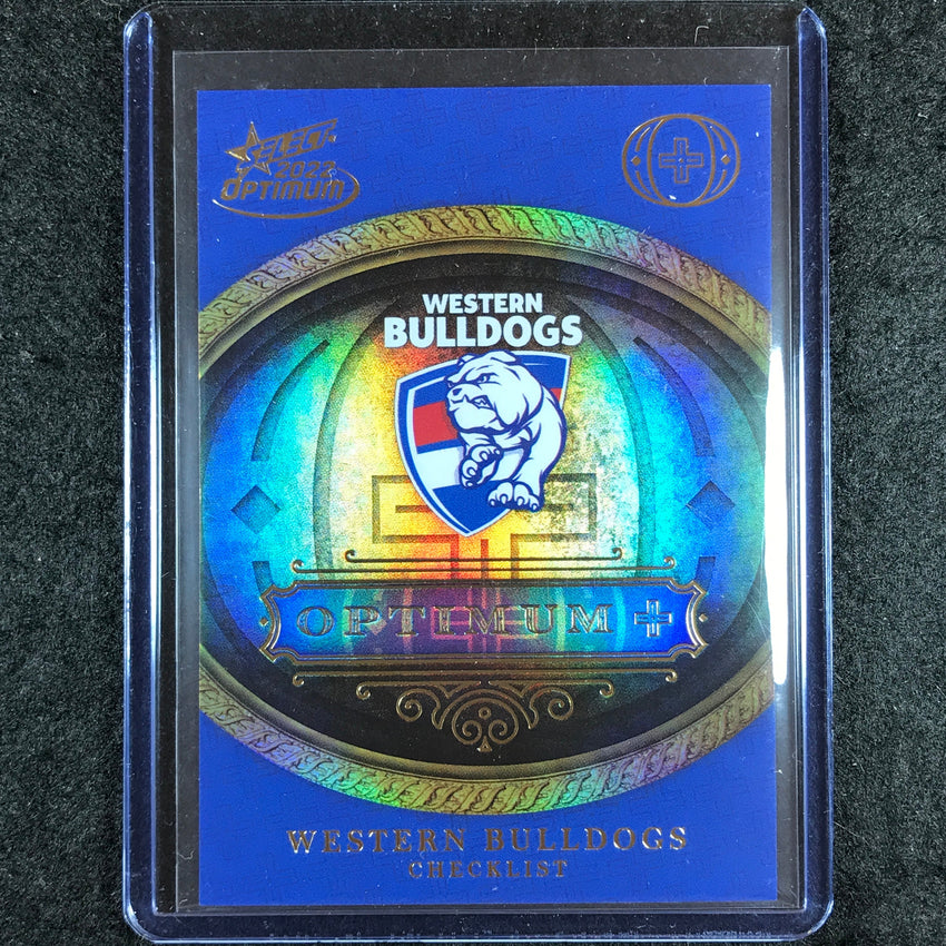 2022 Select AFL Optimum WESTERN BULLDOGS Optimum Plus Logo Checklist 17/115