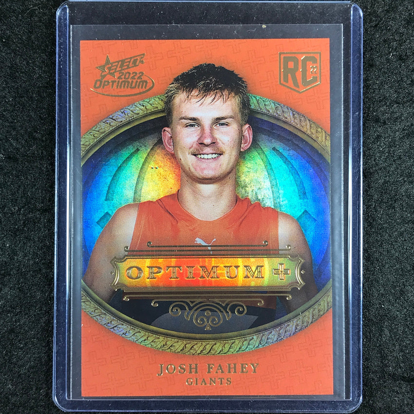 2022 Select AFL Optimum JOSH FAHEY Optimum Plus RC 67/115