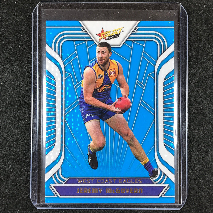 2022 Select AFL Footy Stars JEREMY MCGOVERN Fractured Arctic Blue 101/190