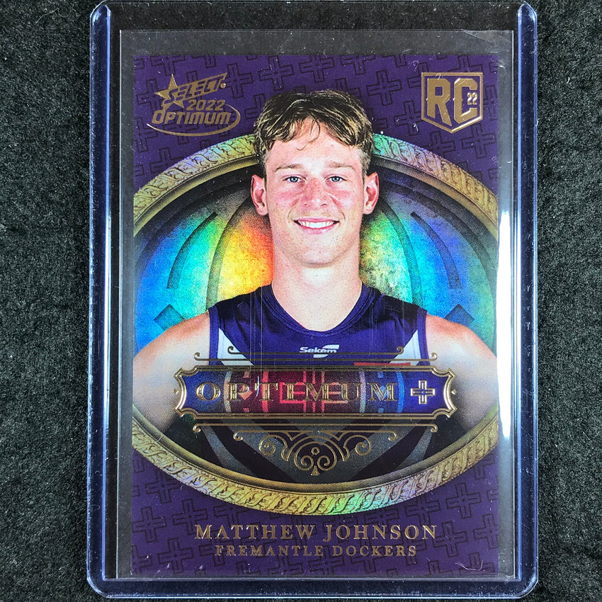 2022 Select AFL Optimum MATTHEW JOHNSON Optimum Plus RC 33/115