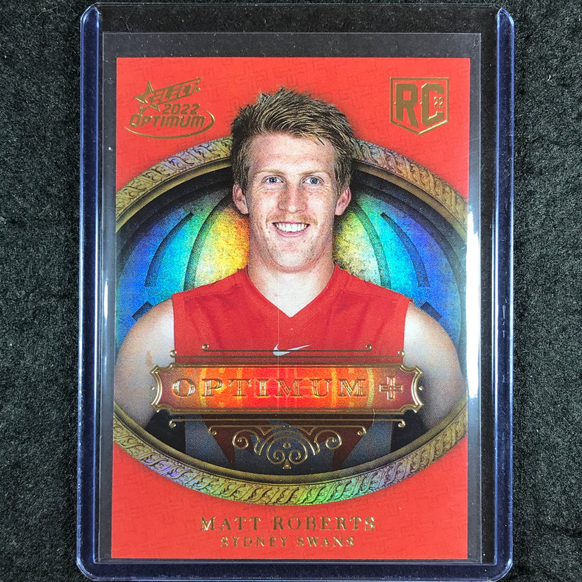 2022 Select AFL Optimum MATT ROBERTS Optimum Plus RC 109/115
