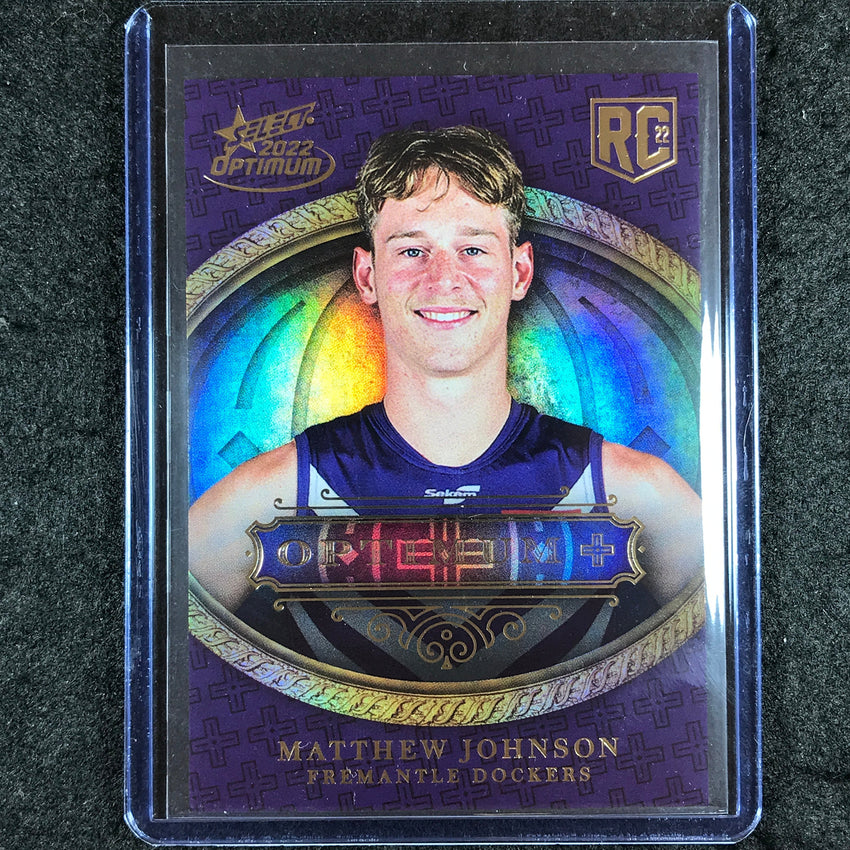 2022 Select AFL Optimum MATTHEW JOHNSON Optimum Plus RC 105/115