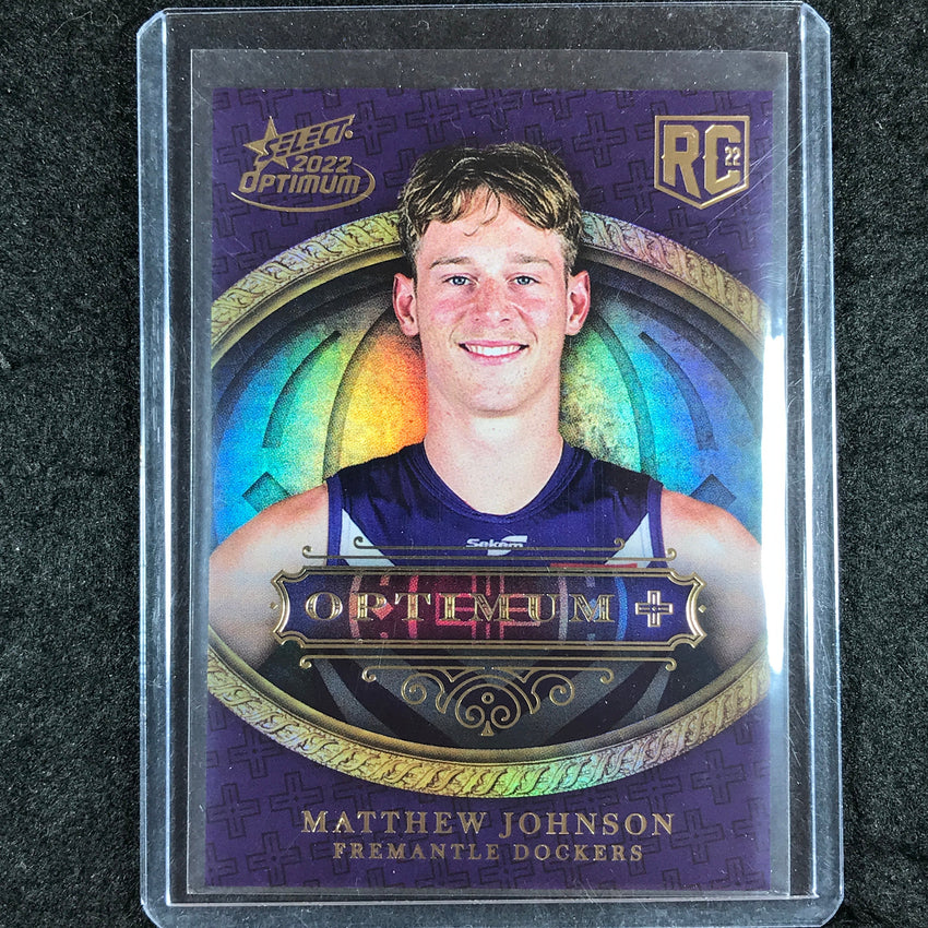2022 Select AFL Optimum MATTHEW JOHNSON Optimum Plus RC 92/115