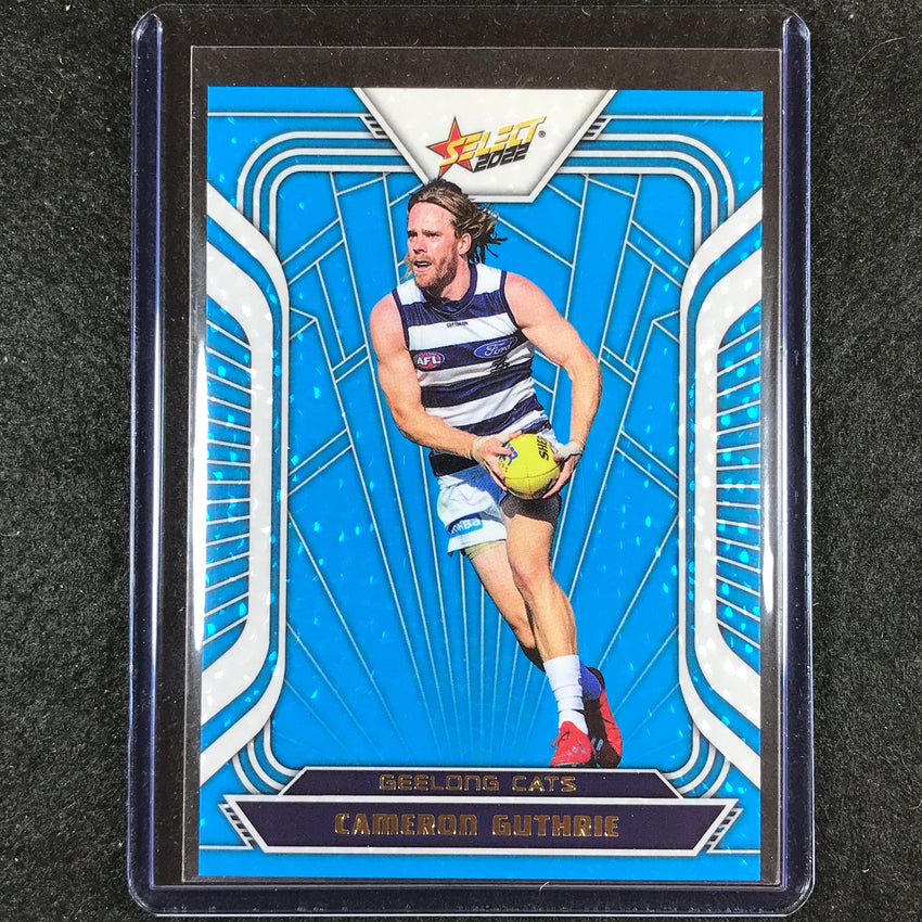2022 Select AFL Footy Stars CAMERON GUTHRIE Fractured Arctic Blue 131/190
