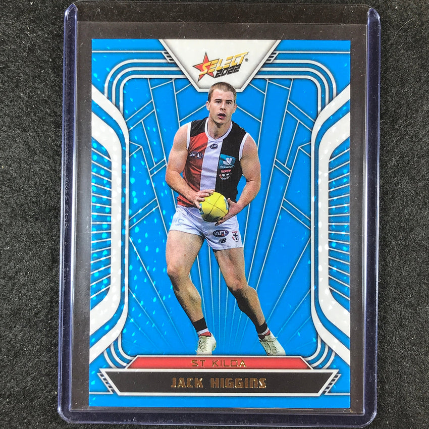 2022 Select AFL Footy Stars JACK HIGGINS Fractured Arctic Blue 27/190