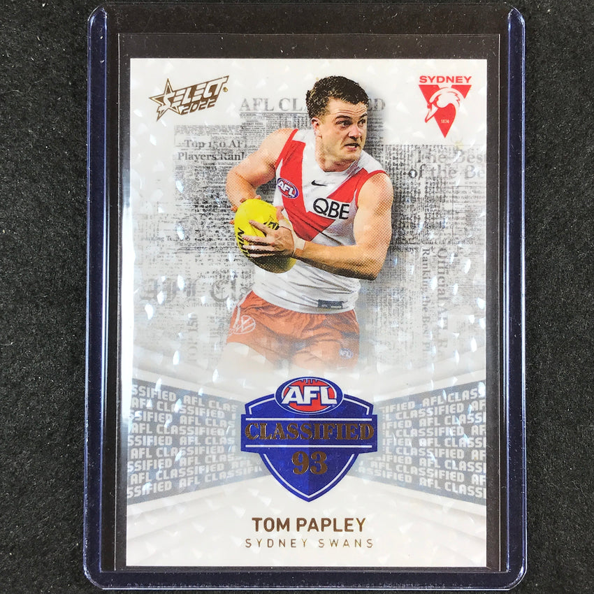 2022 Select AFL Footy Stars TOM PAPLEY Classified 23/270