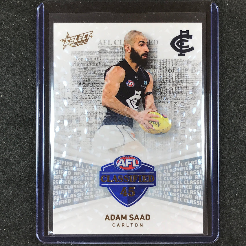 2022 Select AFL Footy Stars ADAM SAAD Classified 241/270