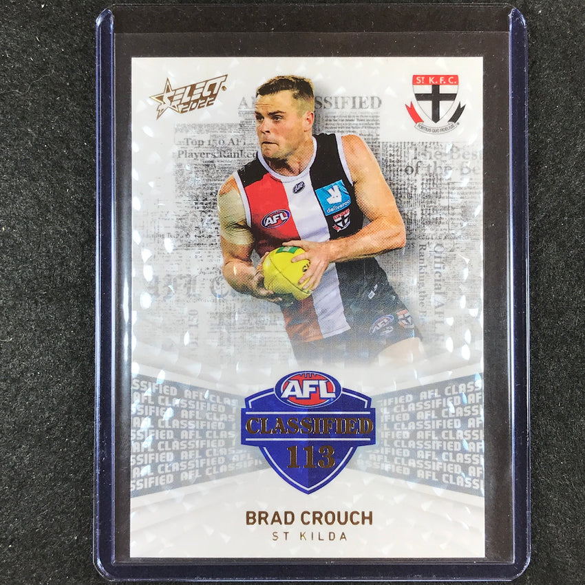 2022 Select AFL Footy Stars BRAD CROUCH Classified 136/270