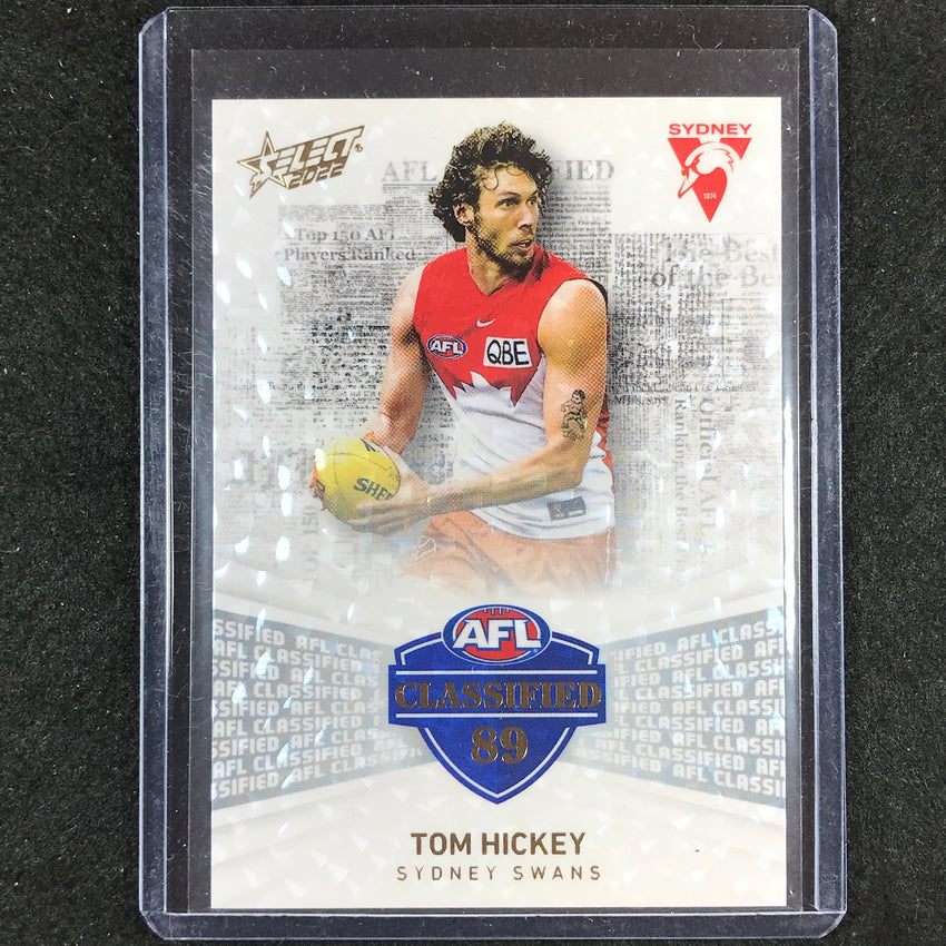 2022 Select AFL Footy Stars TOM HICKEY Classified 57/270