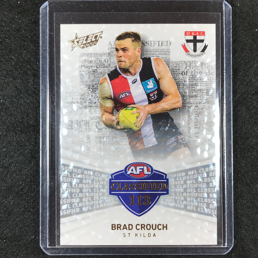 2022 Select AFL Footy Stars BRAD CROUCH Classified 92/270