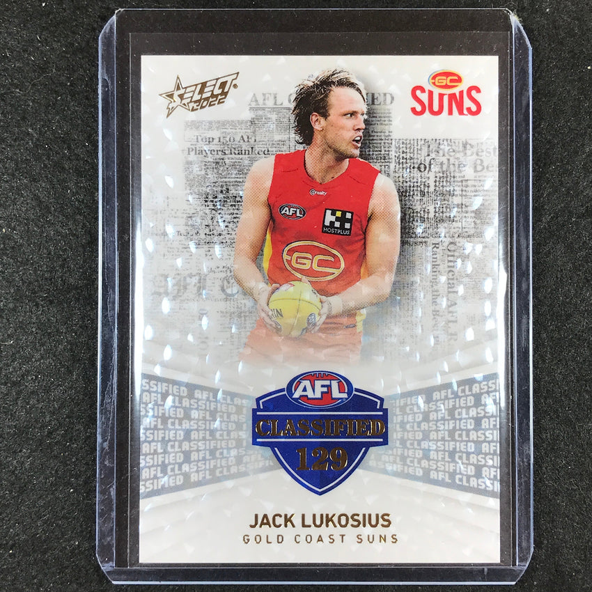 2022 Select AFL Footy Stars JACK LUKOSIUS Classified 77/270