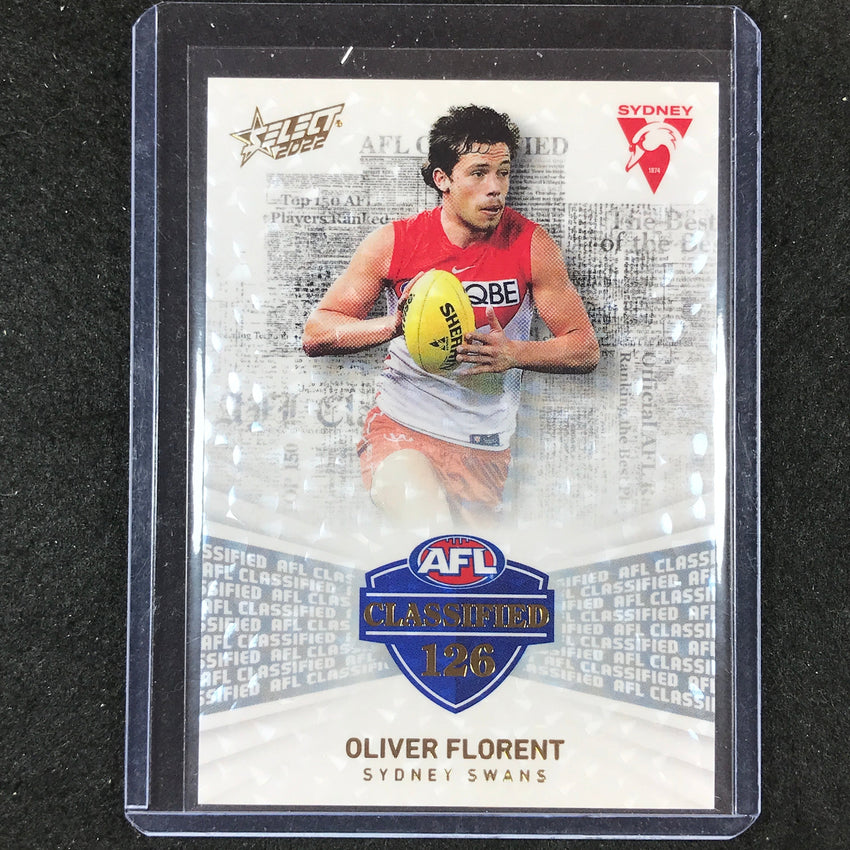 2022 Select AFL Footy Stars OLIVER FLORENT Classified 163/270