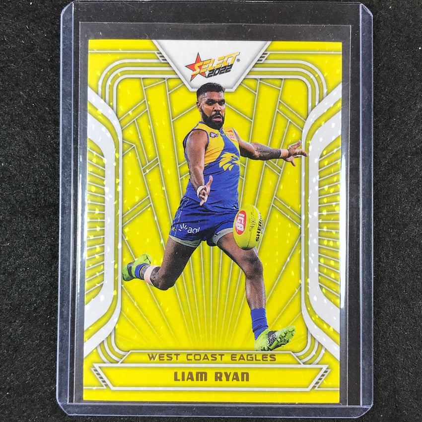 2022 Select AFL Footy Stars LIAM RYAN Fractured Acid Yellow 73/145