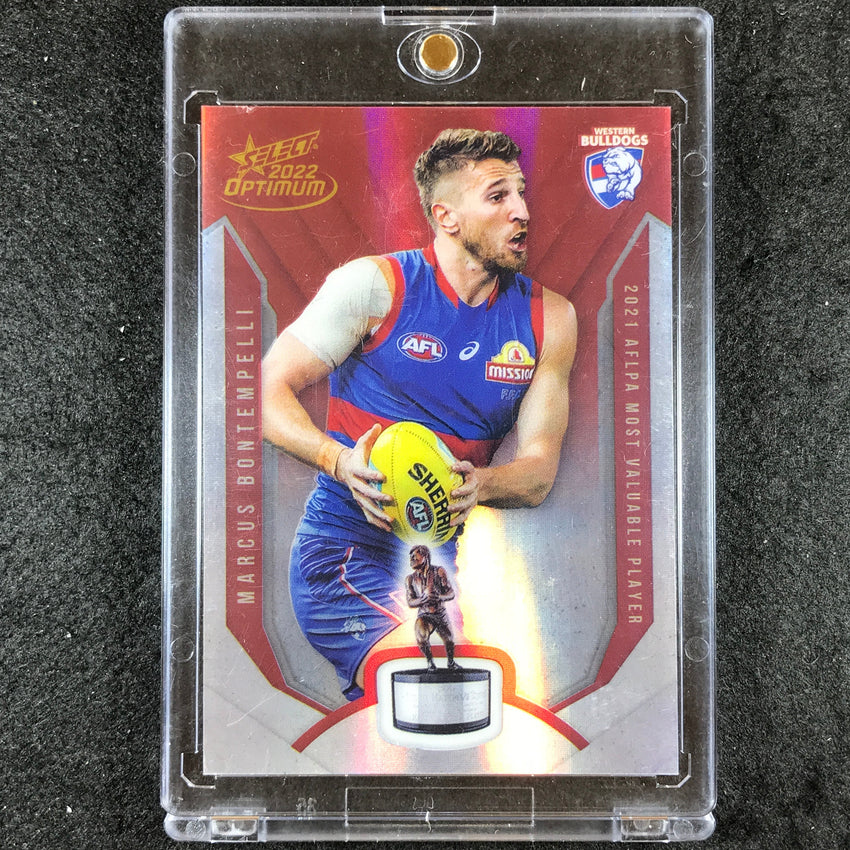 2022 Select AFL Optimum MARCUS BONTEMPELLI AFLPA MVP 37/50