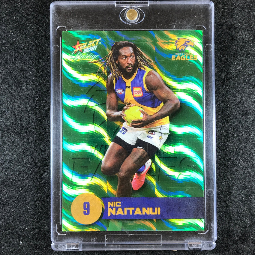 2021 Select AFL Prestige NIC NAITANUI Green 001/60