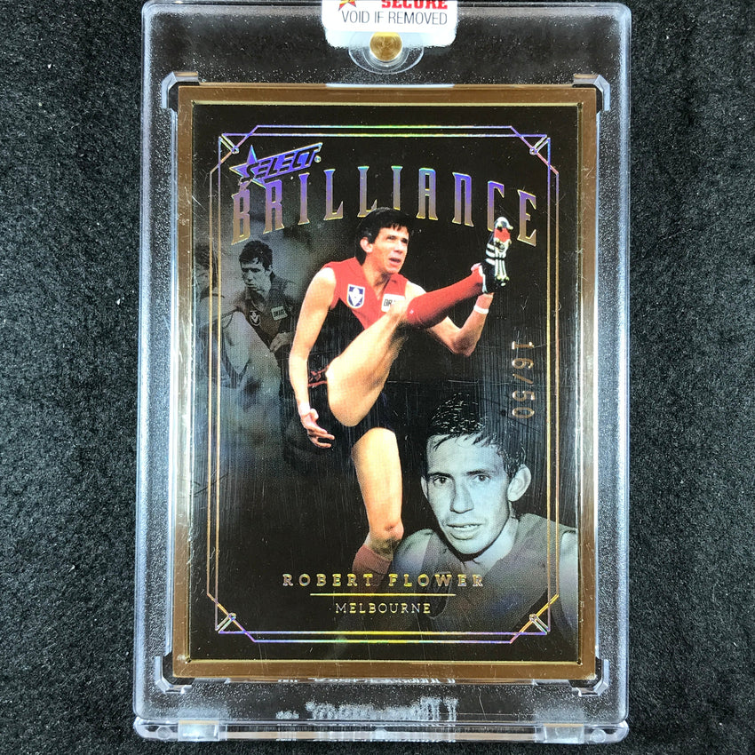2020 Select AFL Brilliance ROBERT FLOWER Gold Frame 16/50