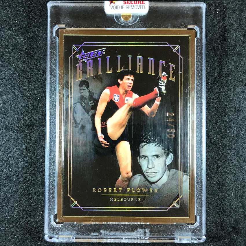 2020 Select AFL Brilliance ROBERT FLOWER Gold Frame 24/50