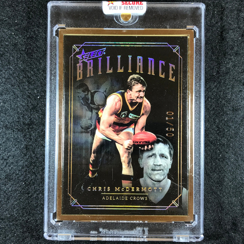 2020 Select AFL Brilliance CHRIS MCDERMOTT Gold Frame 01/50