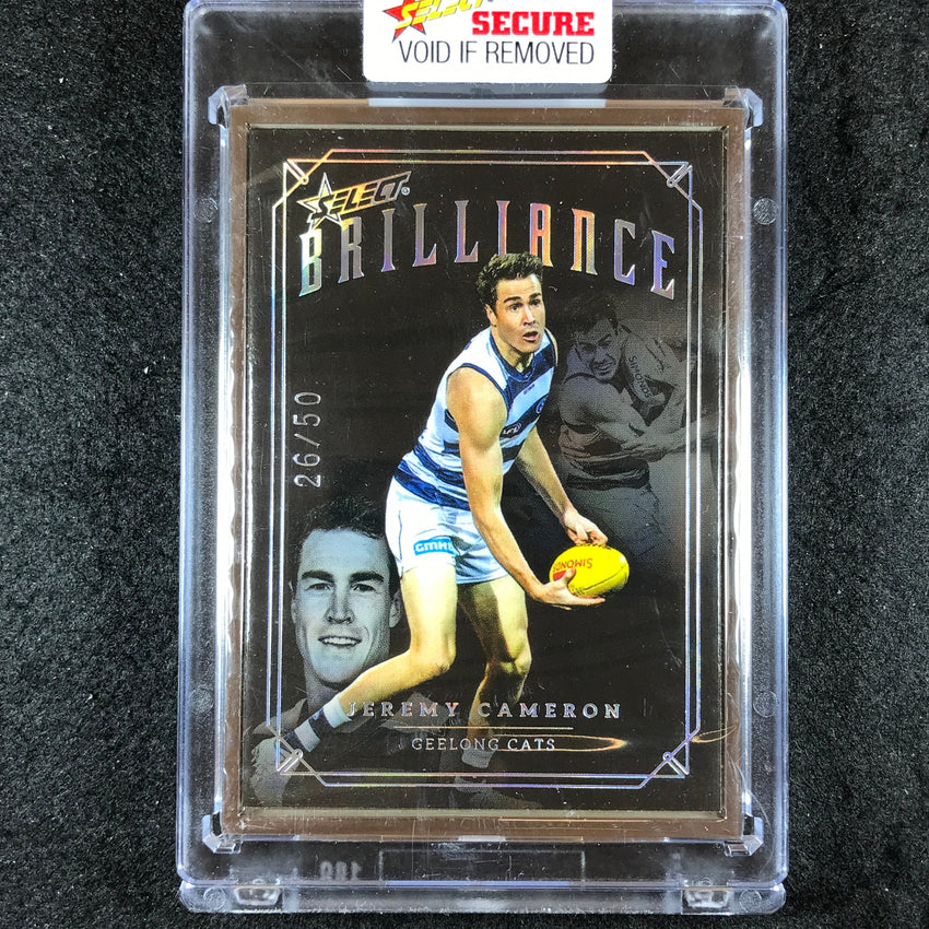 2022 Select AFL Brilliance JEREMY CAMERON Platinum Frame 26/50