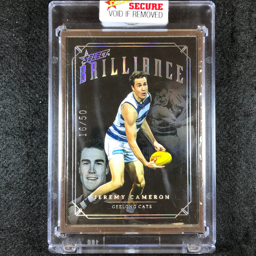 2022 Select AFL Brilliance JEREMY CAMERON Platinum Frame 16/50
