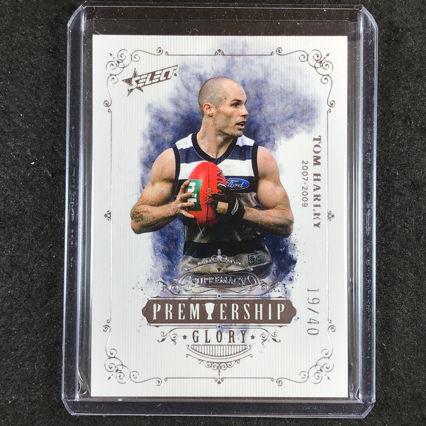 2019 Select AFL Supremacy TOM HARLEY Premiership Glory 19/40