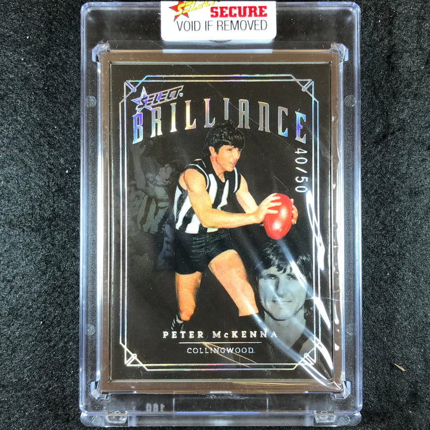 2022 Select AFL Brilliance PETER MCKENNA Platinum Frame 40/50