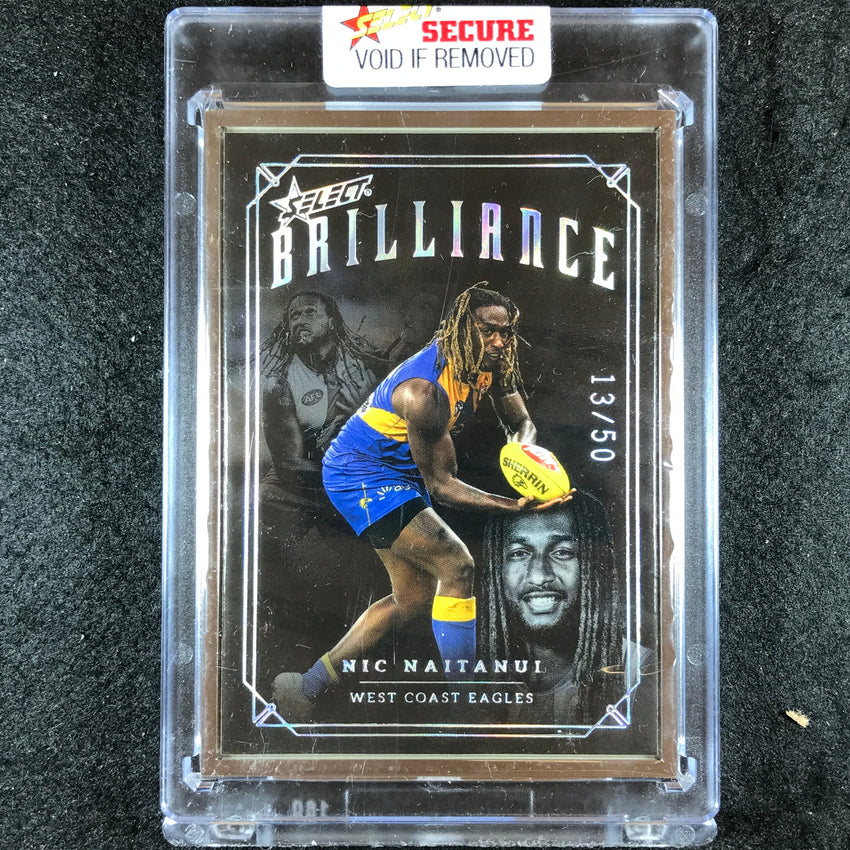 2022 Select AFL Brilliance NIC NAITANUI Platinum Frame 13/50