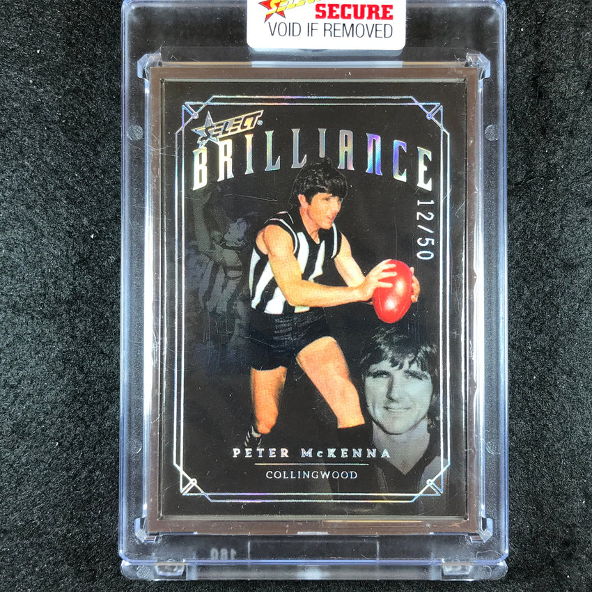 2022 Select AFL Brilliance PETER MCKENNA Platinum Frame 12/50