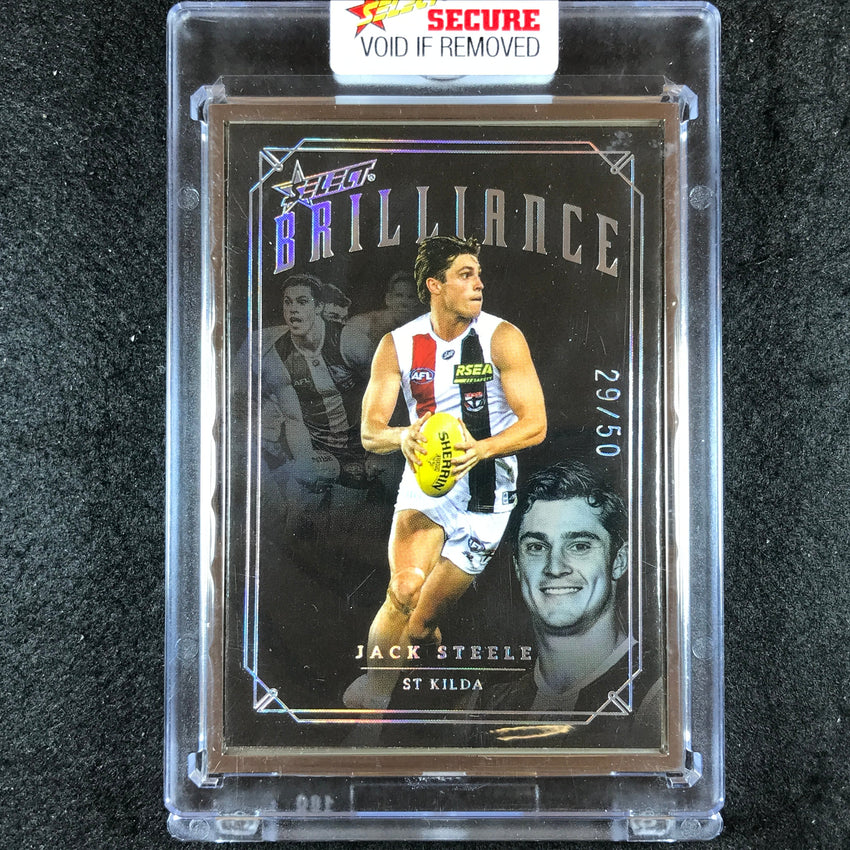 2022 Select AFL Brilliance JACK STEELE Platinum Frame 29/50