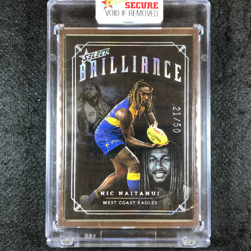 2022 Select AFL Brilliance NIC NAITANUI Platinum Frame 21/50