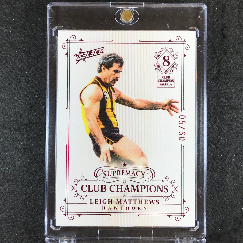 2021 Select AFL Supremacy LEIGH MATTHEWS Club Champions 05/60