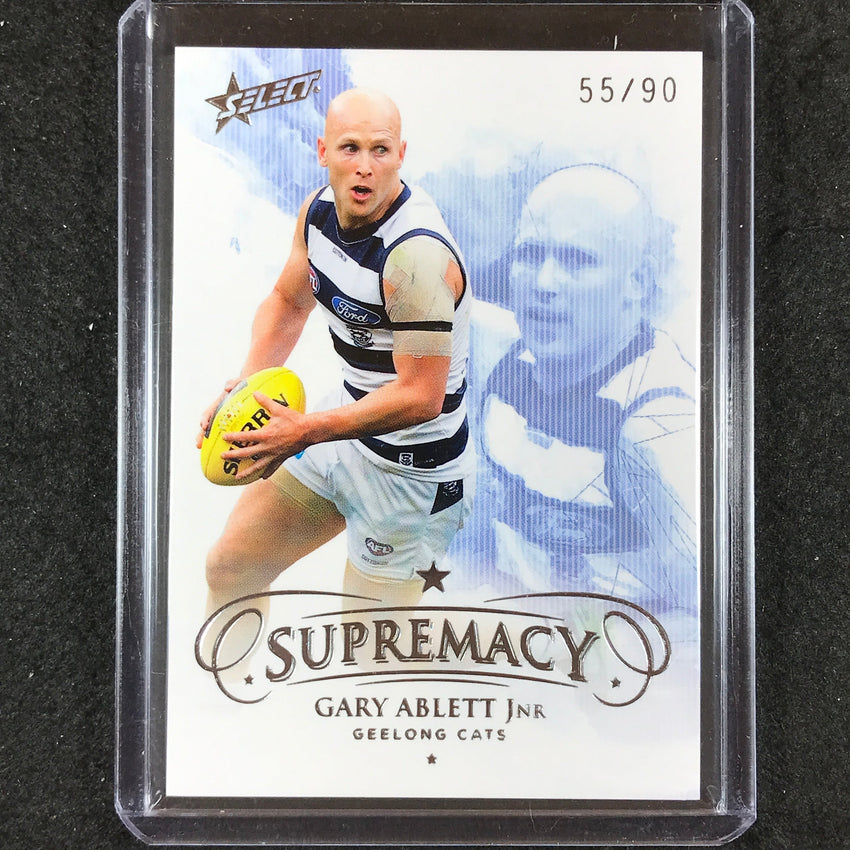 2019 Select AFL Supremacy GARY ABLETT JNR Base Silver 55/90