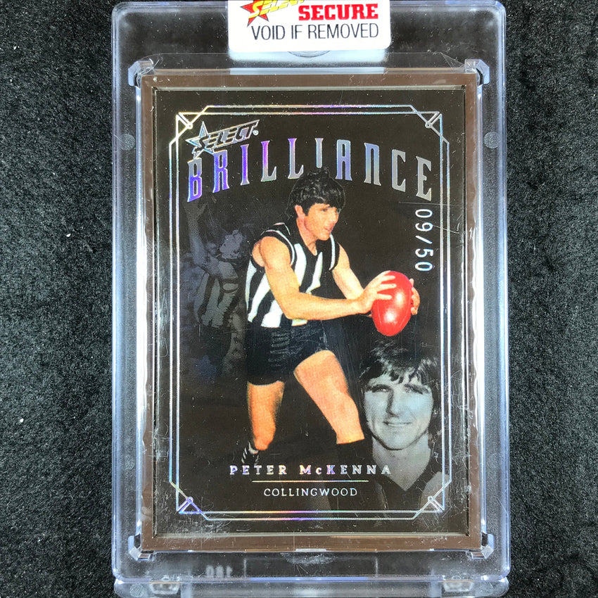 2022 Select AFL Brilliance PETER MCKENNA Platinum Frame 09/50