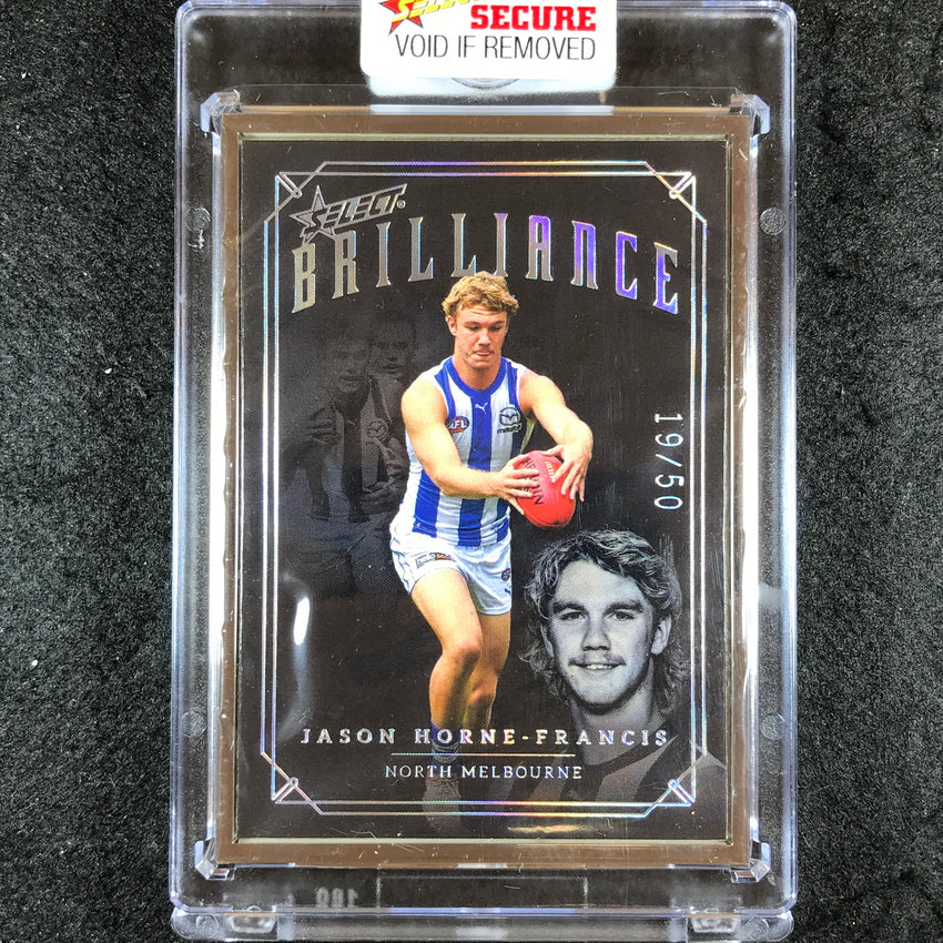 2022 Select AFL Brilliance JASON HORNE-FRANCIS Platinum Frame 19/50
