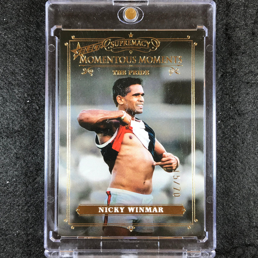 2021 Select AFL Supremacy NICKY WINMAR Momentous Moments 15/70