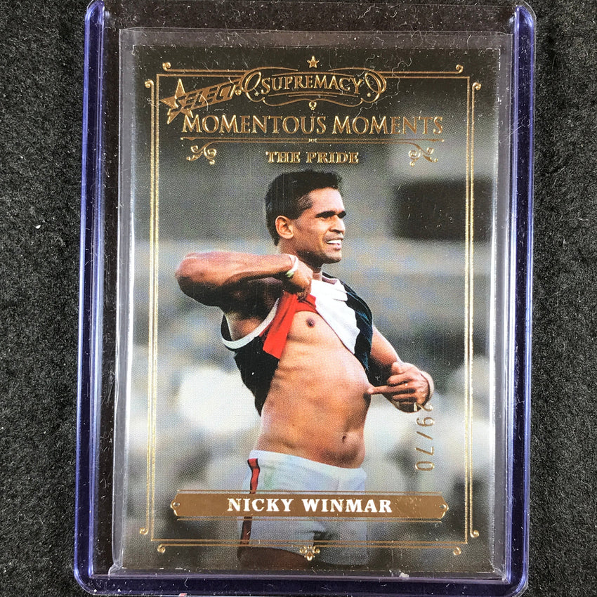 2021 Select AFL Supremacy NICKY WINMAR Momentous Moments 29/70