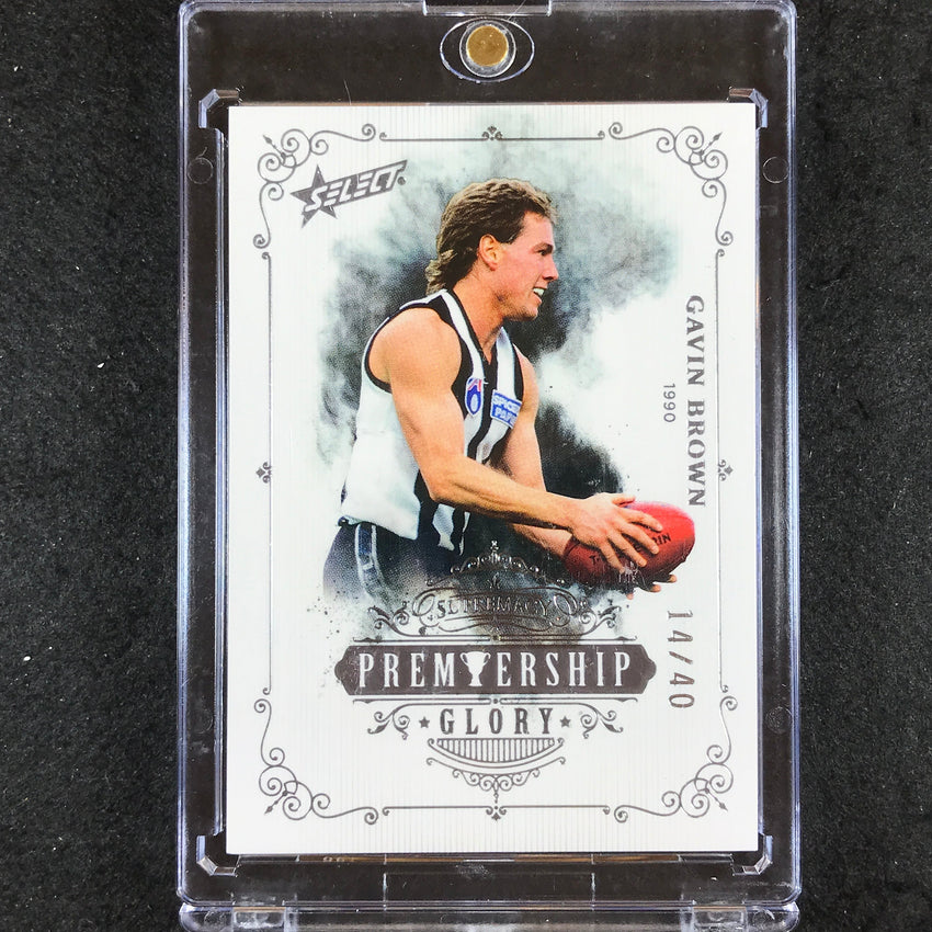 2021 Select AFL Supremacy GAVIN BROWN Premiership Glory 14/40