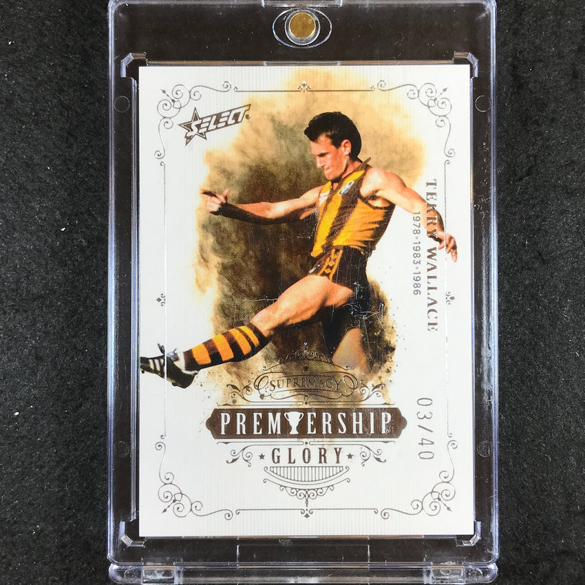 2021 Select AFL Supremacy TERRY WALLACE Premiership Glory 03/40