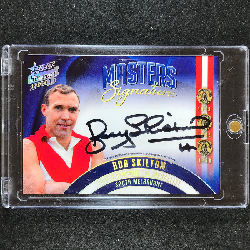 2014 Select AFL Honours 1 BOB SKILTON Masters Signature 83/200
