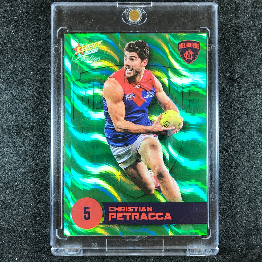 2021 Select AFL Prestige CHRISTIAN PETRACCA Green 21/60