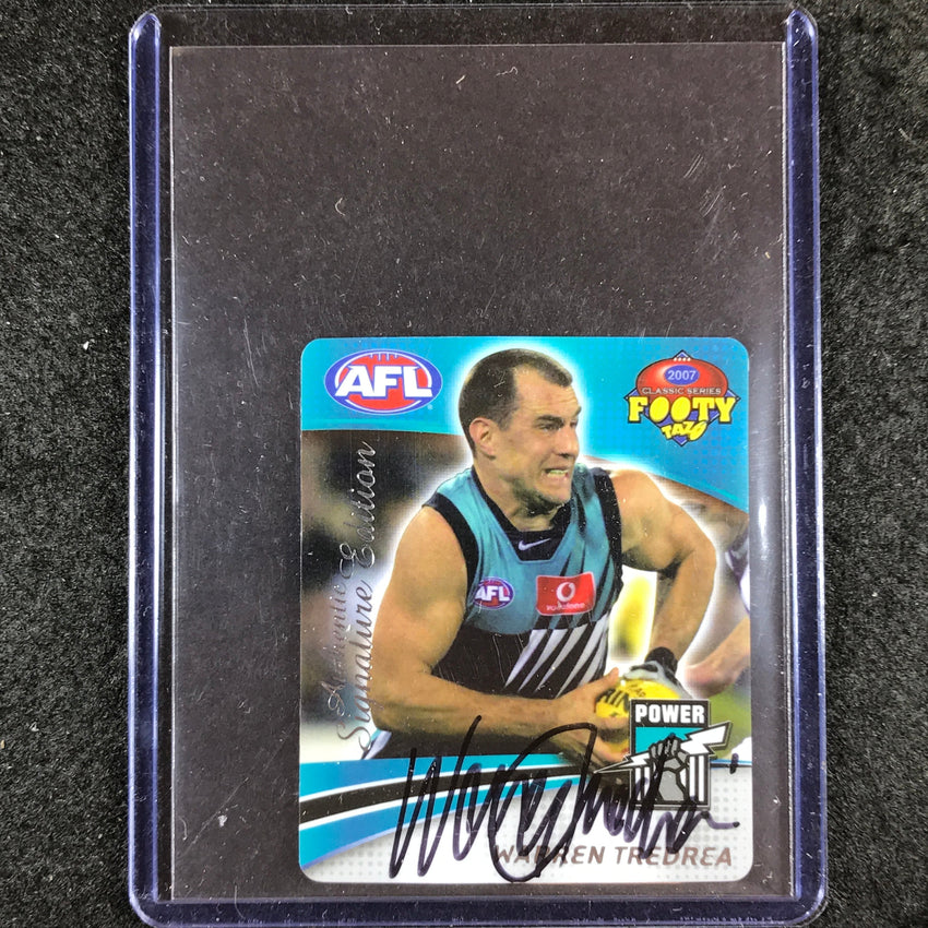 2007 Select AFL Classic Series WARREN TREDREA Signature Edition Mini