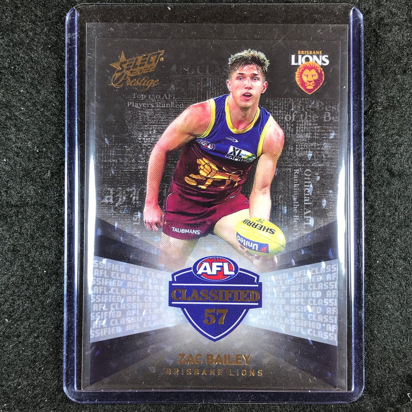 2022 Select AFL Prestige ZAC BAILEY Classified 24/60