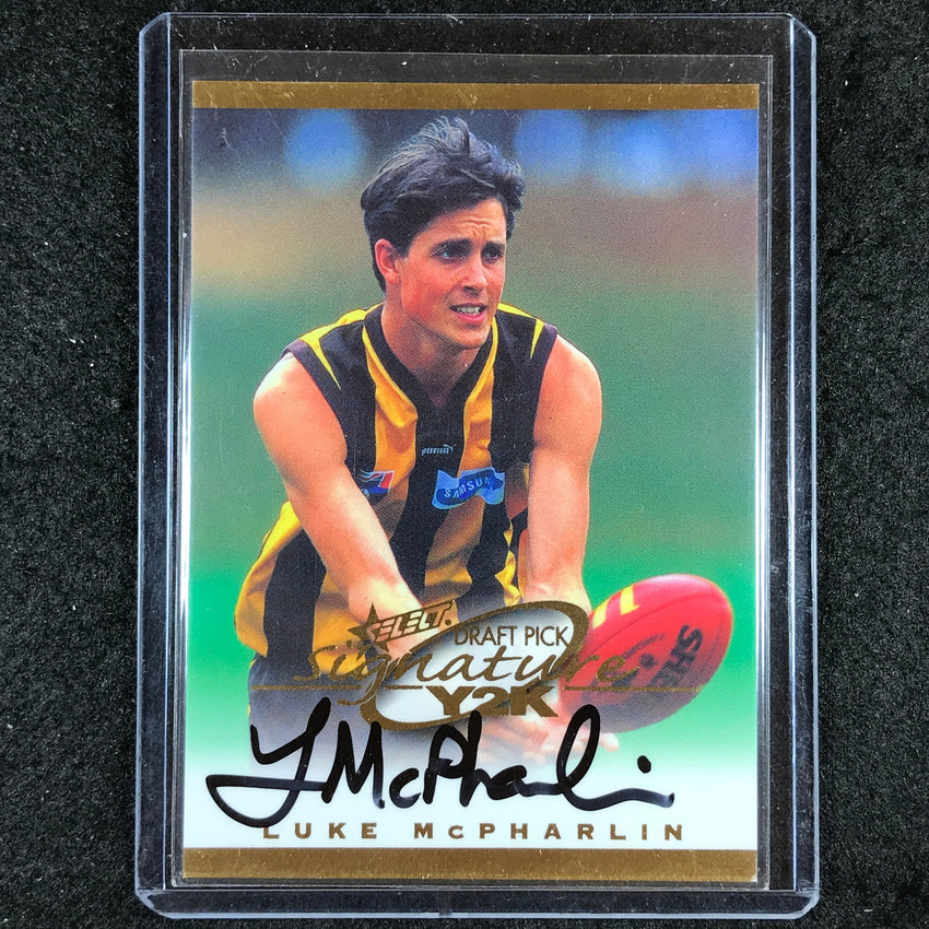 2000 Select AFL Y2K LUKE MCPHARLIN Draft Pick Signature #211