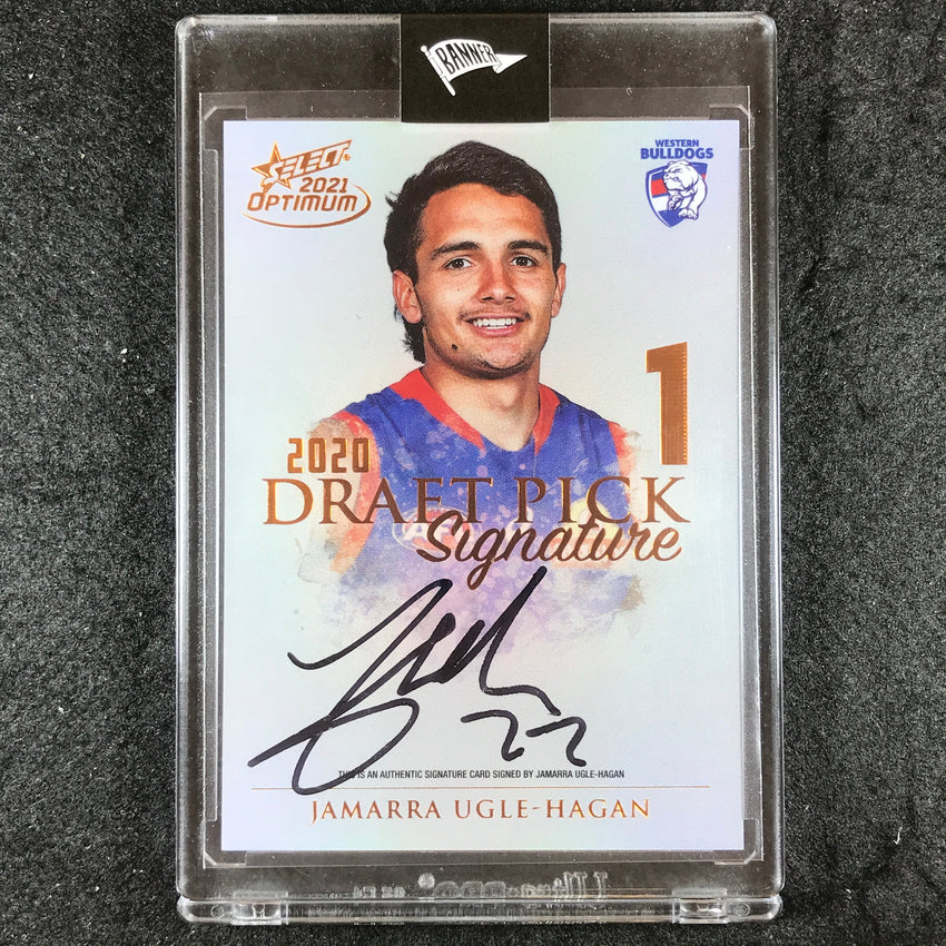 2021 Select AFL Optimum JAMARRA UGLE-HAGAN Draft Pick Signature Copper 112/170